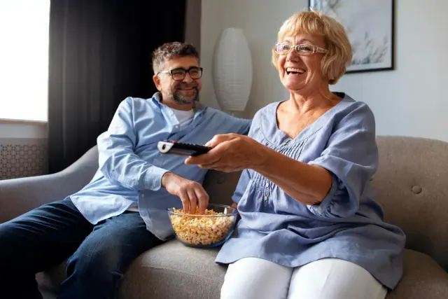 Illustration for “This Father-daughter Duo Runs a TV Channel Showing Only Classics”